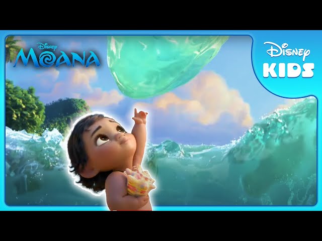 Baby Moana Explores the Ocean 🌊 | Moana | Disney Kids