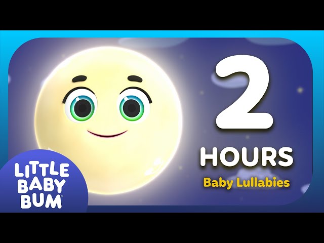 Mindful Meditation🌙✨ Moon Bedtime Video | Calming Sensory Animation | Baby Songs Fall Asleep