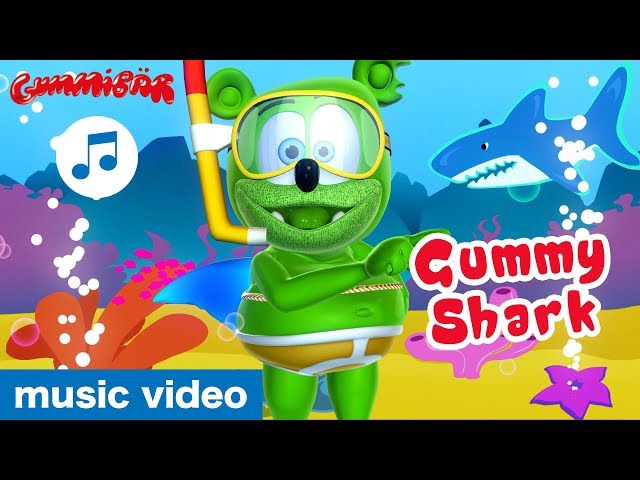 Gummy Shark - Baby Shark Song - Gummy Bear Song - Gummibär - Music Video