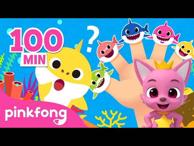 Shark Finger Family and Where is Daddy Shark? | Best Compilation | Rhymes for Kids | Pinkfong Songs