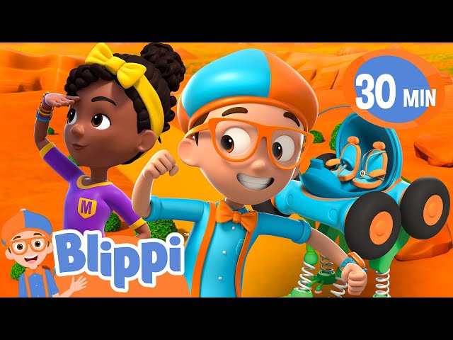 Road Trip To The Outback!  | Blippi and Meekah Podcast | Blippi Wonders Educational Videos