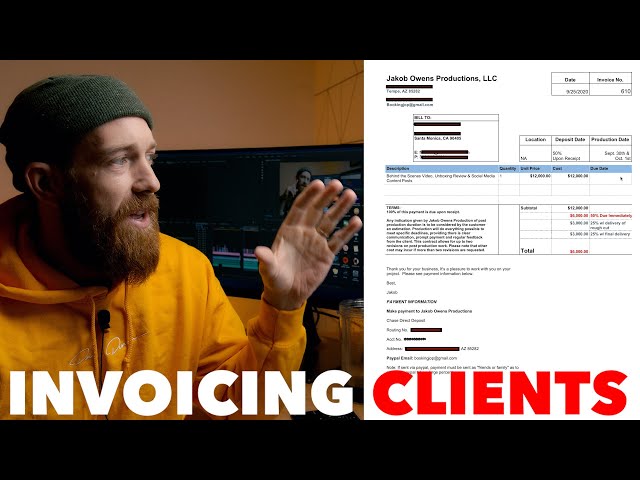 HOW TO PROPERLY INVOICE CLIENTS!