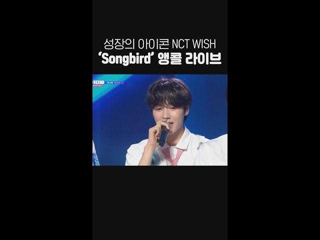 성장의 아이콘 NCT WISH✨ 'Songbird (Korean Ver.)' 앵콜 라이브😎 #NCTWISH #Songbird #쇼챔피언