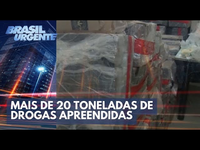 ACONTECEU NA SEMANA: Mais de 20 toneladas de drogas apreendidas até julho de 2023 | Brasil Urgente