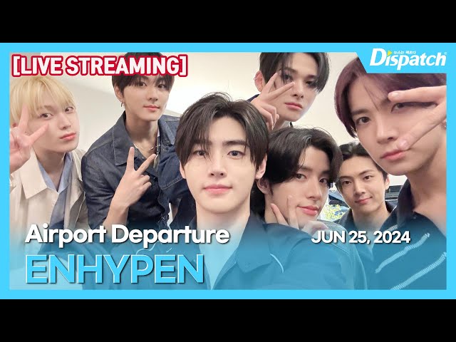 [LIVE] 엔하이픈, "인천국제공항 출국" l ENHYPEN, "ICN INT Airport Departure" [공항]