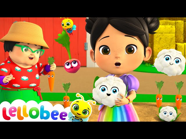 It's Harvest Time! 🍯 Lellobee Kids Songs! Sing and Dance