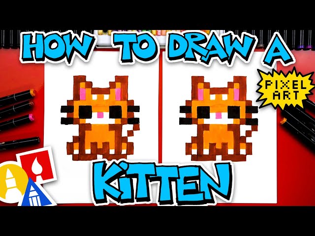 How To Draw A Kitten Pixel Art