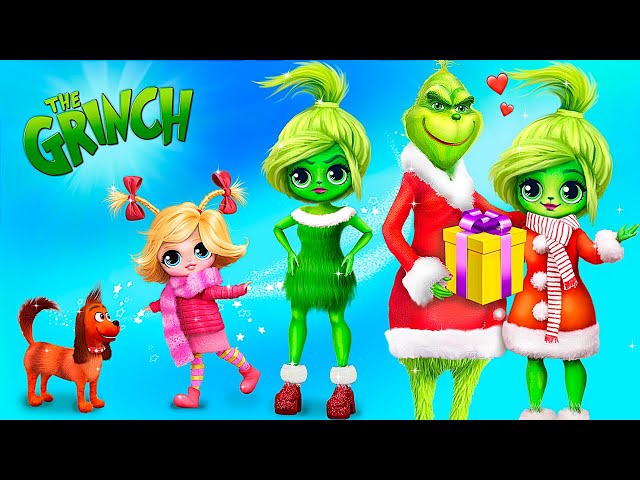 Grinch vs Gingerbread Family / 35 Christmas DIYs for LOL OMG