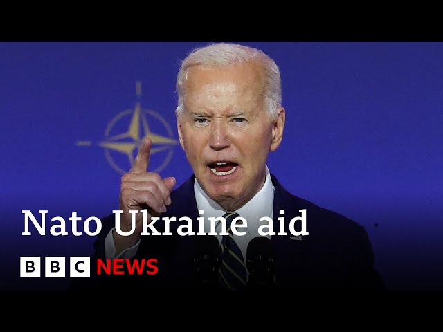 Joe Biden defends Nato as he promises extra defences for Ukraine | BBC News
