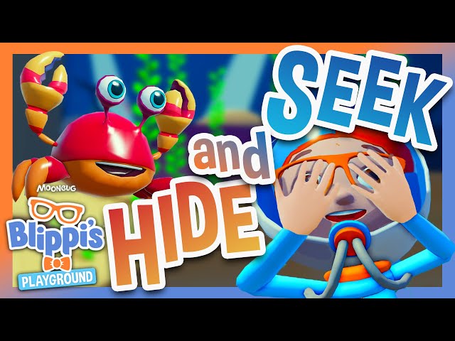 Let's Play Hide and Seek With Blippi! | Blippi Plays Roblox! | Educational Gaming Videos