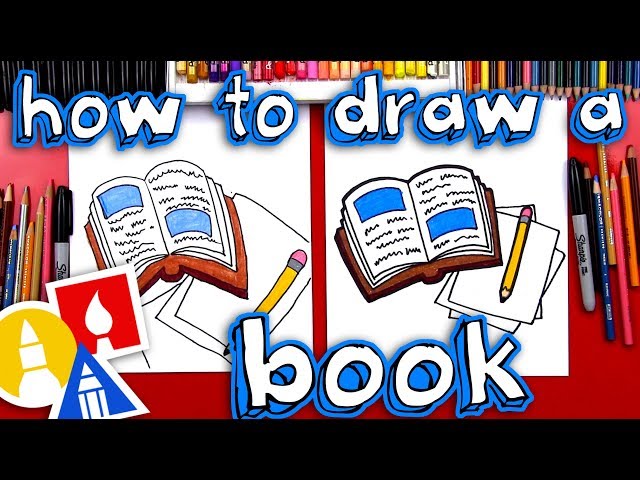 How To Draw A Book And Pencil 📖 ✏️