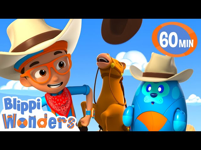 Blippi meets Hampton the Horse ! | Blippi Wonders Educational Videos for Kids