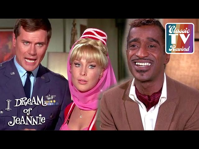 I Dream of Jeannie | Jeannie Creates A Double Of Sammy Davis Jr. | Classic TV Rewind