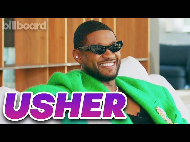 Usher Teases His Super Bowl Halftime Show, Talks New Music, Vegas Residency & More | Billboard Cover