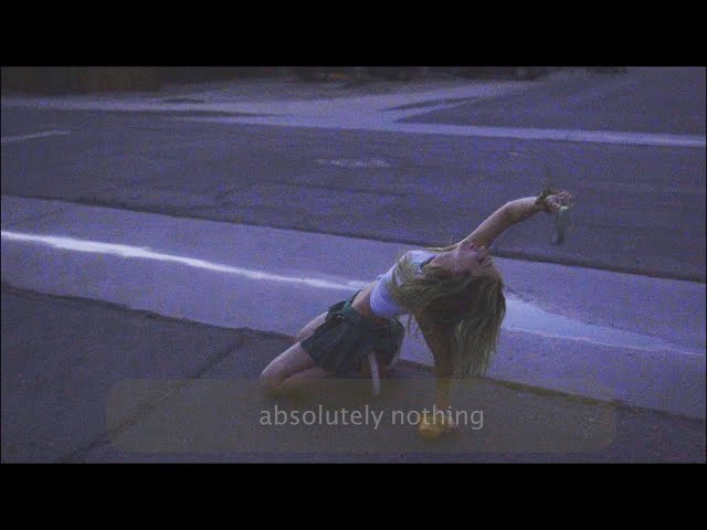 absolutely nothing lyric video
