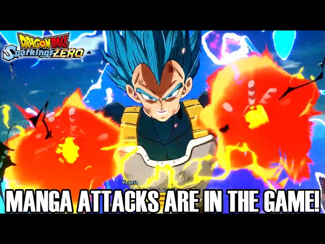 MANGA ATTACKS ARE IN DRAGON BALL SPARKING ZERO!!! Dragon Ball Sparking Zero Info!