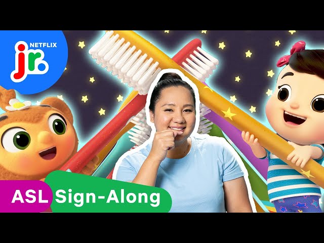Brush Your Teeth! | ASL Sign-Along Songs for Kids 🧏 Little Baby Bum: Music Time | Netflix Jr