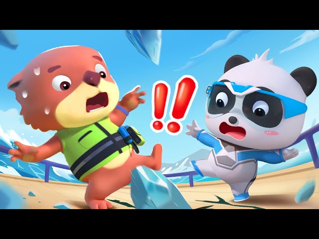 Baby Panda Rescues Underwater Mechanic | Super Rescue Team | Kids Cartoon | BabyBus