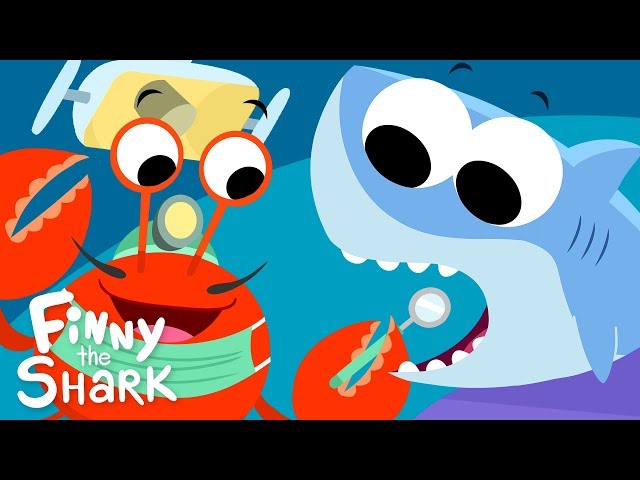 Finny Goes To The Dentist | Finny The Shark | Cartoon For Kids