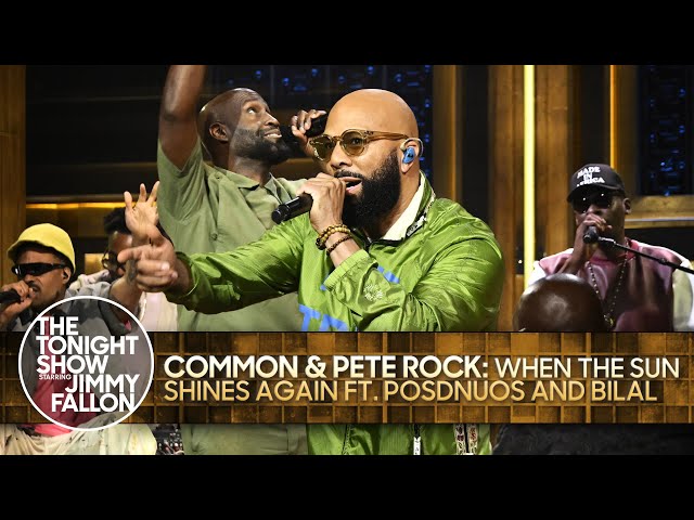 Common & Pete Rock: When The Sun Shines Again ft. Posdnuos and Bilal | The Tonight Show