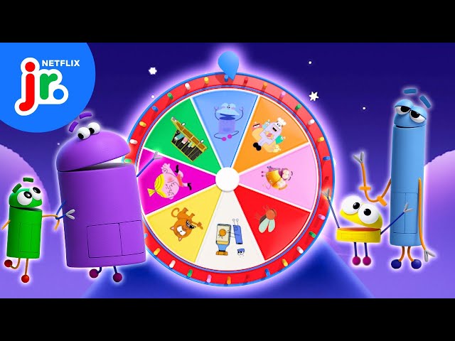Mystery Wheel of Fun Facts 💫 StoryBots: Answer Time | Netflix Jr