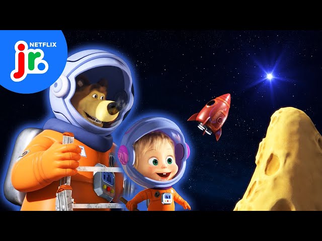 Masha On the Moon! 🚀🌕 Masha & the Bear | Netflix Jr