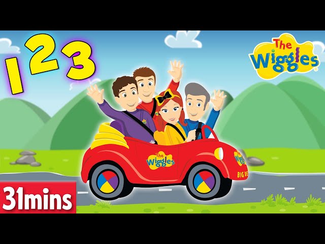 Big Red Car 🚗 Counting Fun 123 1️⃣2️⃣3️⃣ Kids Songs & Nursery Rhymes 😃 | The Wiggles