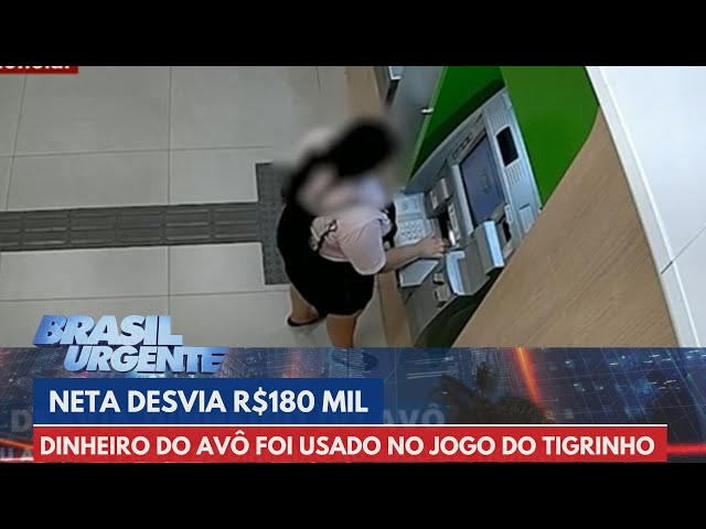 "Jogo do tigrinho": neta é presa suspeita de desviar quase R$180 mil de avô | Brasil Urgente