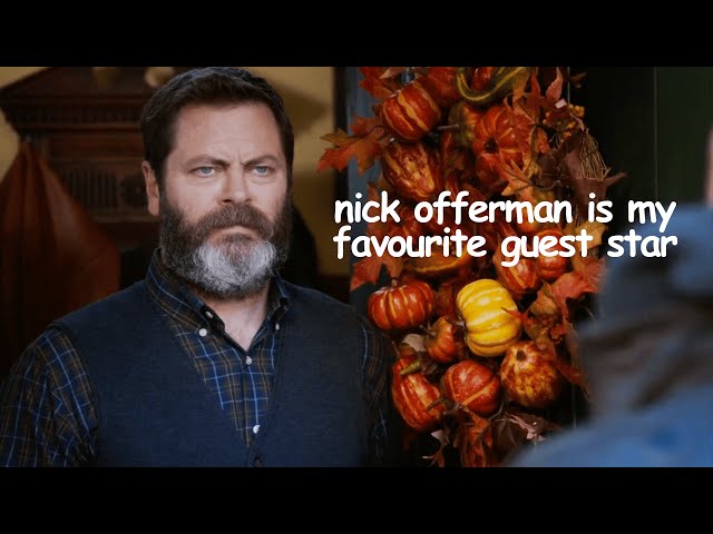 nick offerman is my favourite TV guest star | Brooklyn Nine-Nine & More | Comedy Bites
