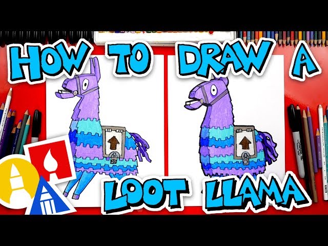 How To Draw The Loot Llama From Fortnite
