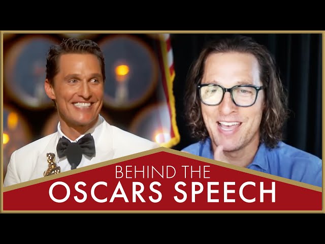 Matthew McConaughey | Behind the Oscars Speech