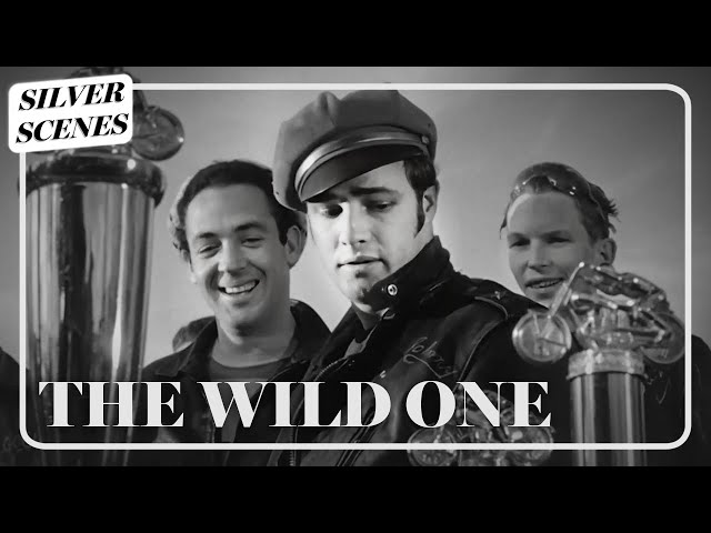 Biker Gang Steals The Motorcycle Trophy - Marlon Brando | The Wild One | Silver Scenes