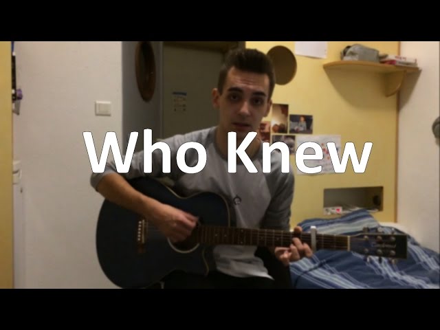 Who Knew - Pink (Cover)