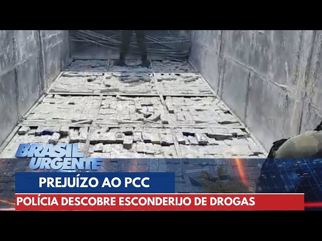 Polícia descobre 'esconderijos do PCC' e apreende R$ 5 milhões em maconha | Brasil Urgente
