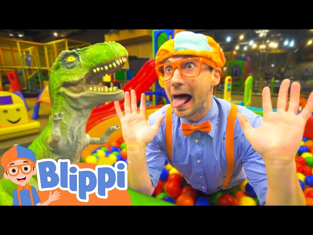 Blippi Visits an Indoor Playground (Kinderland) | Blippi Full Episodes | Educational Videos for Kids