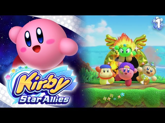A BRAND NEW JOURNEY WITH A BRAND NEW SQUAD!!! Kirby Star Allies Walkthrough Part 1