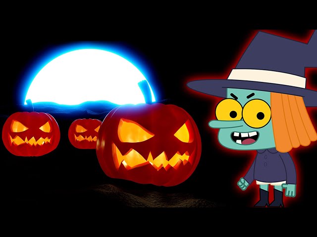 Haunted Halloween Pumpkin Story + 3D Spooky Cartoon for Kids 2023 | HooplaKidz Halloween Party