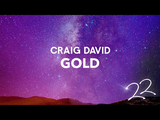 Craig David - Gold (Official Audio)