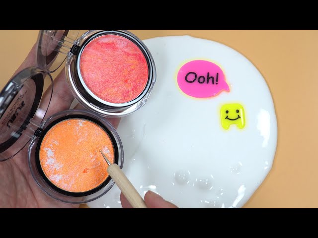 Mixing Makeup Eyeshadow Into Slime | Surprise Charms | Satisfying Slime Videos #5