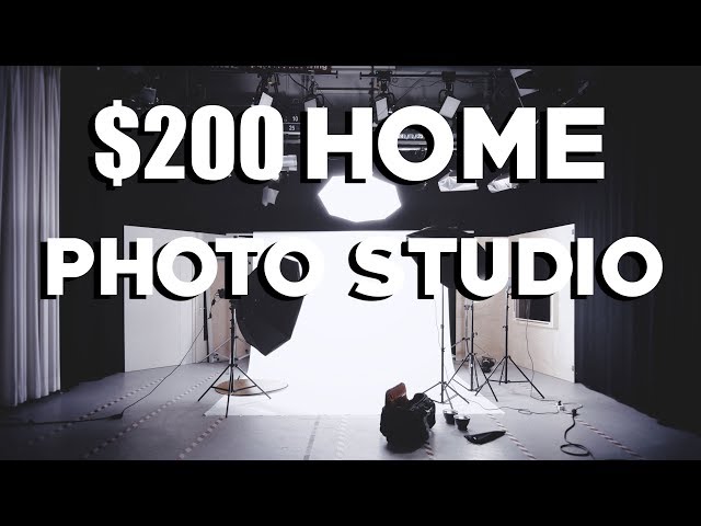 Portrait Studio - How to Set Up a Home Photography Studio for Under $200