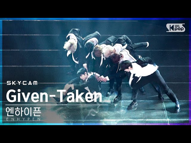 [항공캠4K] 엔하이픈 'Given-Taken' (ENHYPEN Sky Cam)│@SBS Inkigayo_2020.12.13.