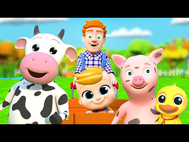 Old Macdonald Had A Farm, Animal Cartoon Videos and Nursery Rhymes for Kids