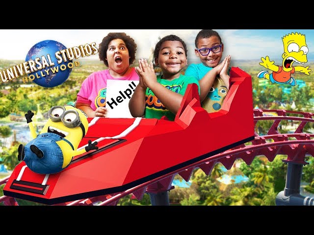 UNIVERSAL STUDIOS VIP PASSES! ZZ KIDS SKIP ROLLER COASTER LINES!