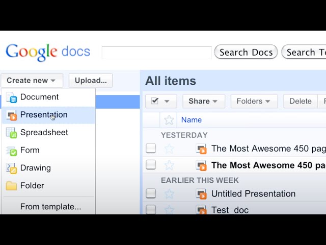 Google Demo Slam: Epic Docs Animation