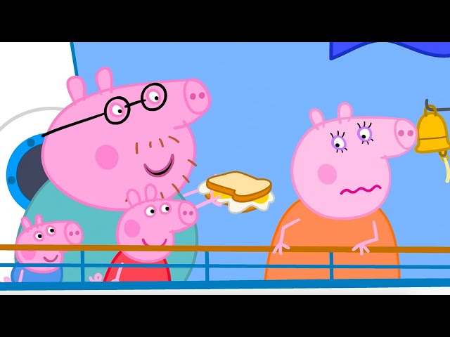 Mummy Pig Gets Seasick! ⚓️ | Peppa Pig Official Full Episodes