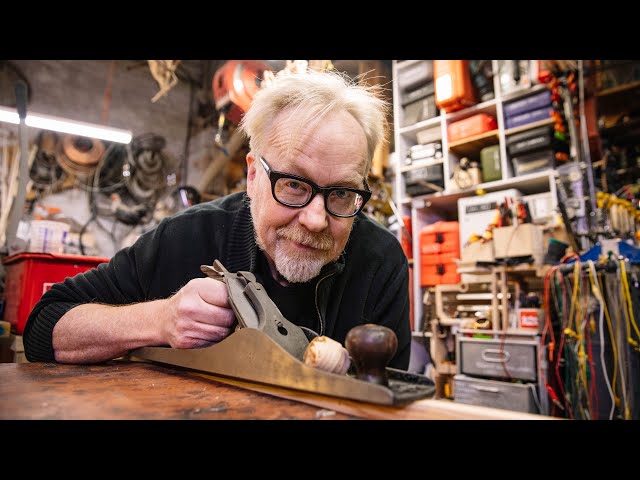 Adam Savage's One Day Repairs: Old Wood Hand Plane!