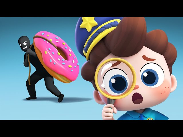 Police Chase | Donut is Missing | Nursery Rhymes & Kids Songs | BabyBus