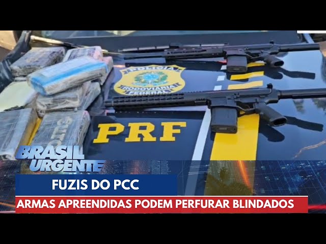 PRF apreende fuzis do PCC na fronteira do Paraguai | Brasil Urgente