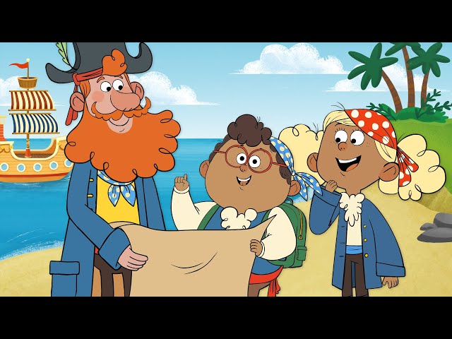 Learn Letters P - T with Captain Seasalt and the ABC Pirates | Cartoons For Kids