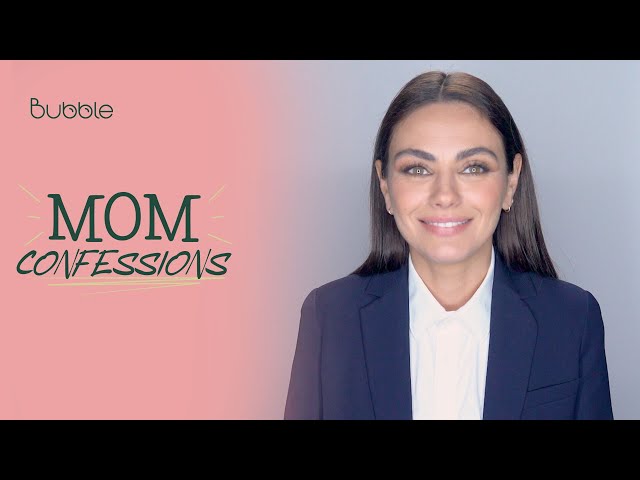 Mila Kunis Teaches Her Kids to Stand Up For Themselves | Mom Confessions | BUBBLE